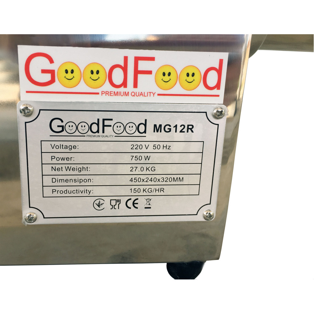 М'ясорубка GoodFood MG12R Reverse 