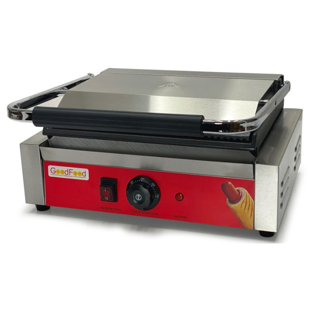 Гриль контактний GoodFood ECG11EA Panini RED