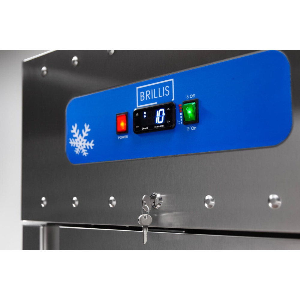 Морозильна шафа BRILLIS BL14-M-R290-EF, 2-дверна