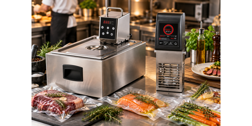 Обзор аппаратов Sous Vide: 6 моделей для ресторана, от компактного термостата до ванны с программами