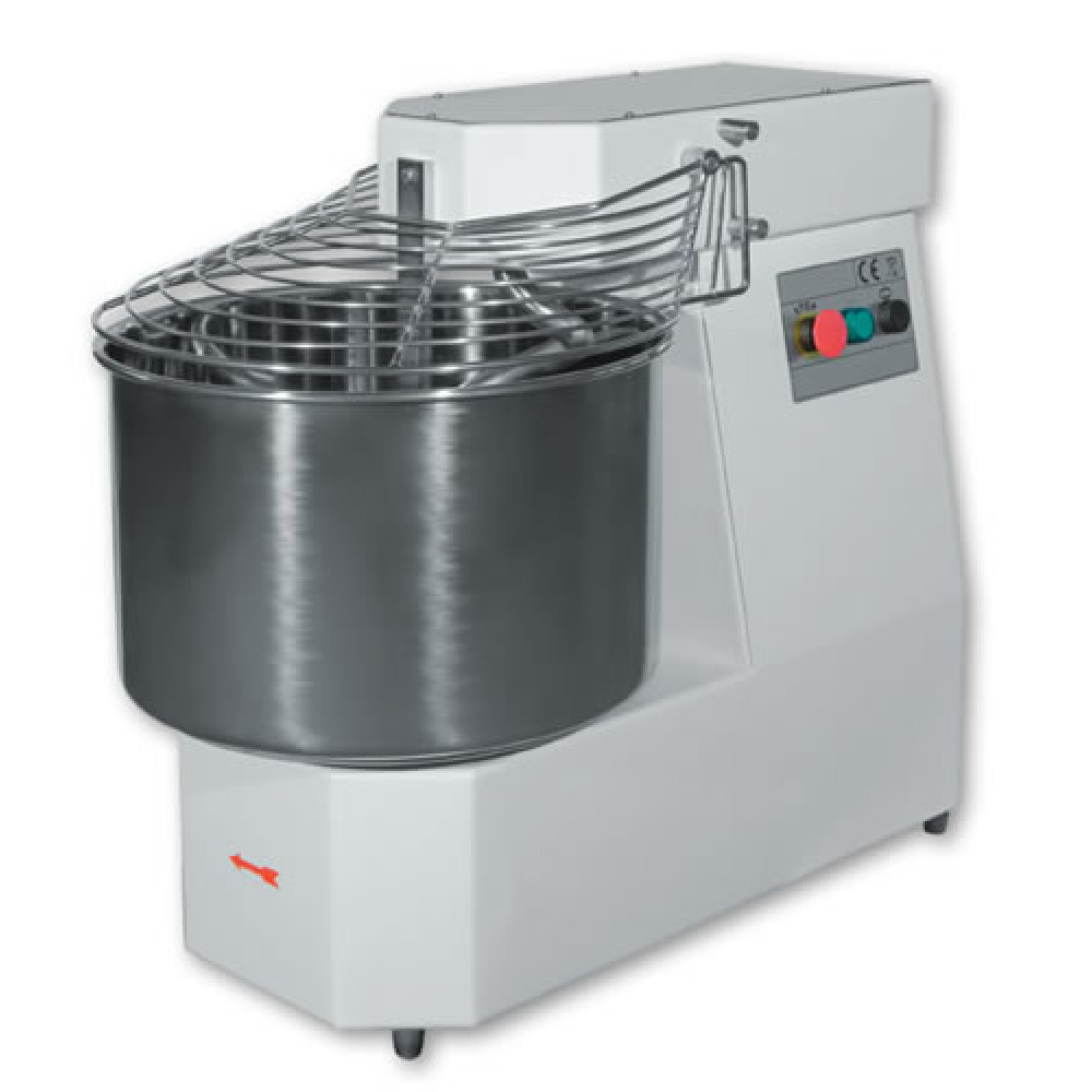 Тестомес Alimacchine SM30FT2VTX с колёсами и решеткой