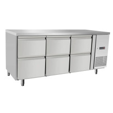 Стіл холодильний з 6 шухлядами, Arktic, 420л, 230В/400Вт, 1795x700x(H)879мм 237069 Hendi
