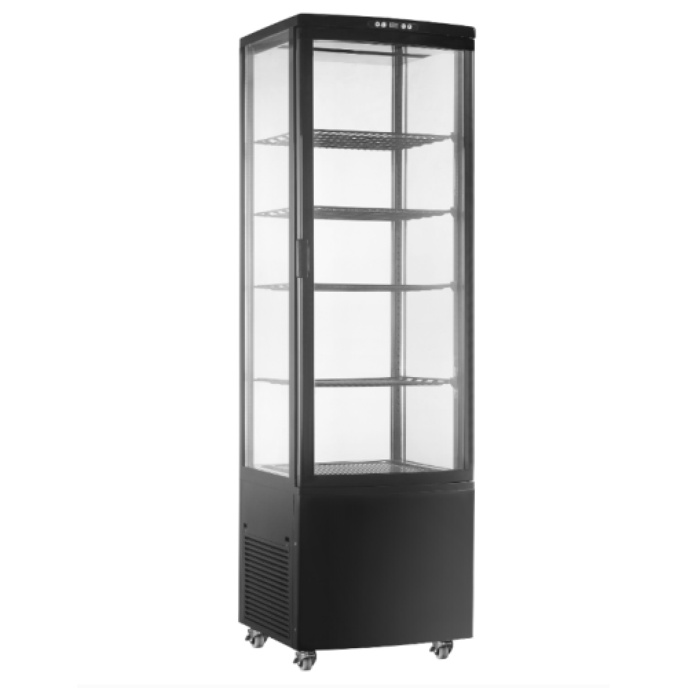 Вітрина холодильна HURAKAN HKN-UPD238B BLACK