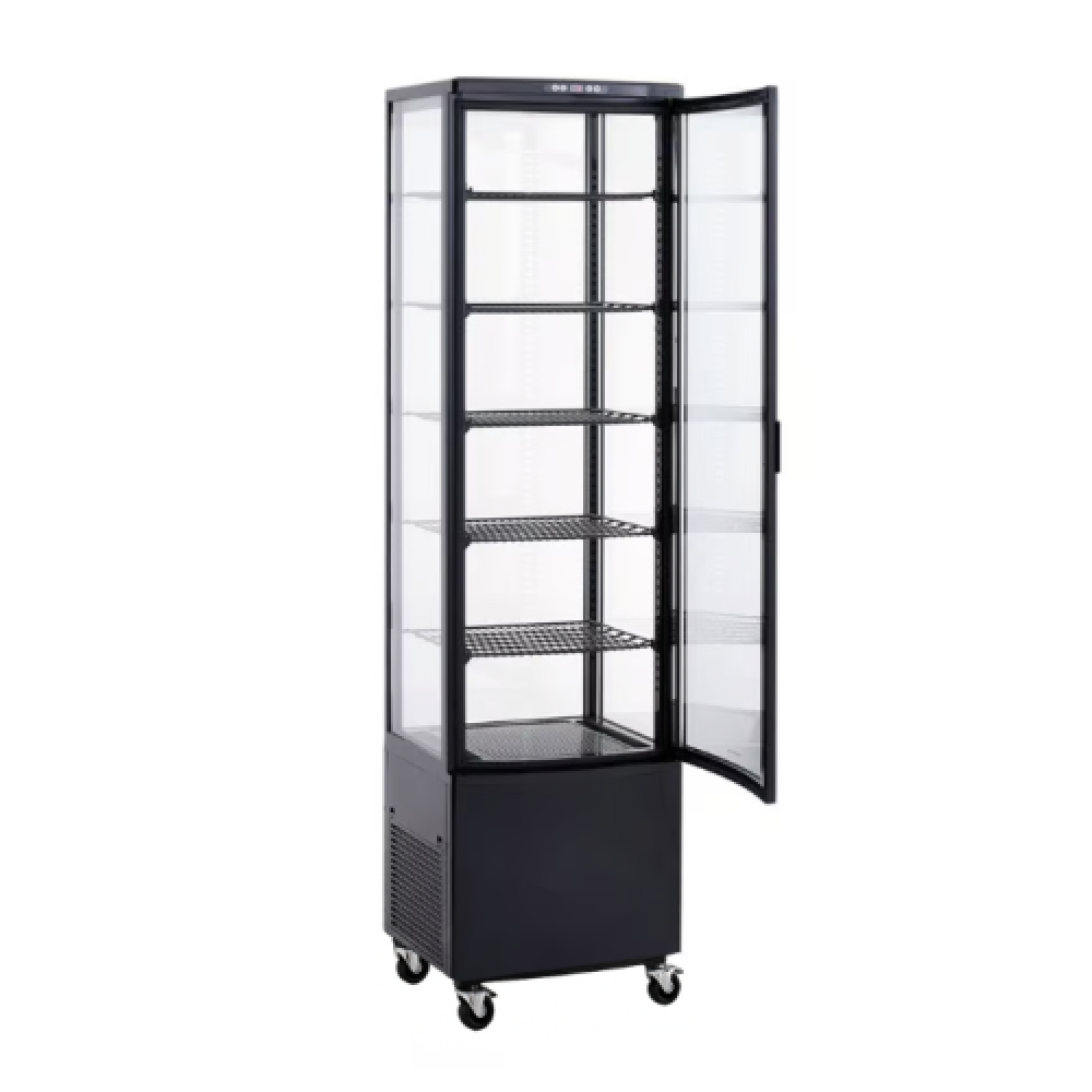 Вітрина холодильна HURAKAN HKN-UPD278B BLACK